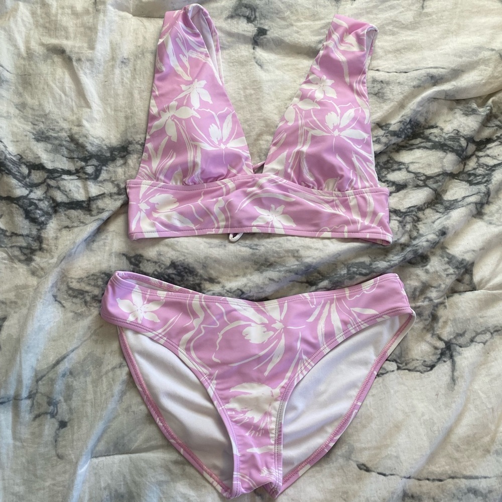 Pink bikini set